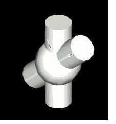 CAD绘制相交圆管三维图教程免费下载 - CAD