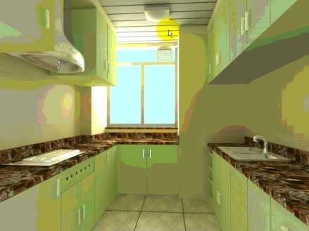 3Dmax室内设计家庭装修实例视频教程厨房设