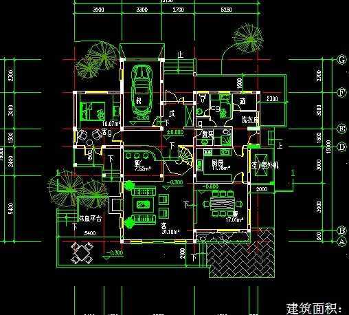 CAD别墅设计图免费下载-+别墅图纸-+土木工程