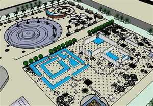 校园广场设计图免费下载 - 建筑效果图