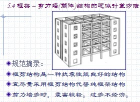 框架-剪力墙(筒体)结构的近似计算方法免费下载
