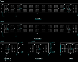 二层钢结构厂房设计图纸(含建筑结构)