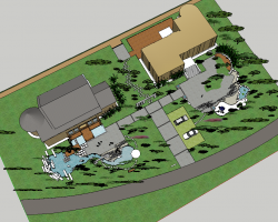 游园景观设计SketchUp模型