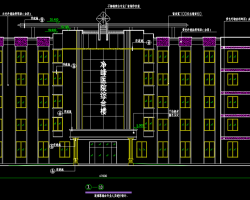 五层框架结构医院综合楼建筑施工图纸
