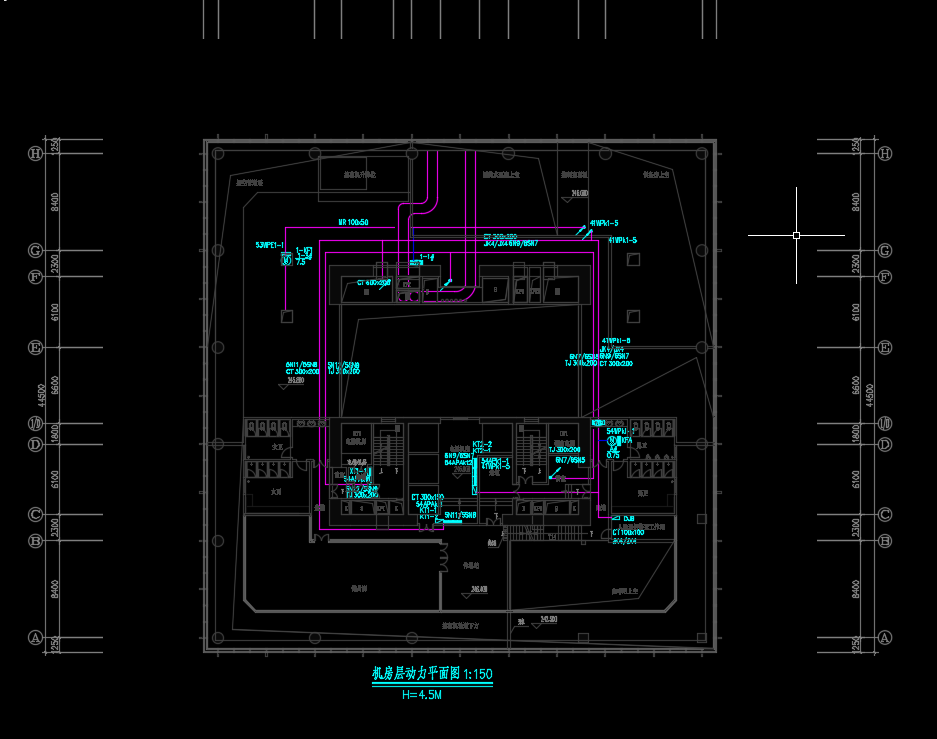 55层超高层框筒结构商业办公综合楼全套施工图纸（建筑结构电气）第一部分
