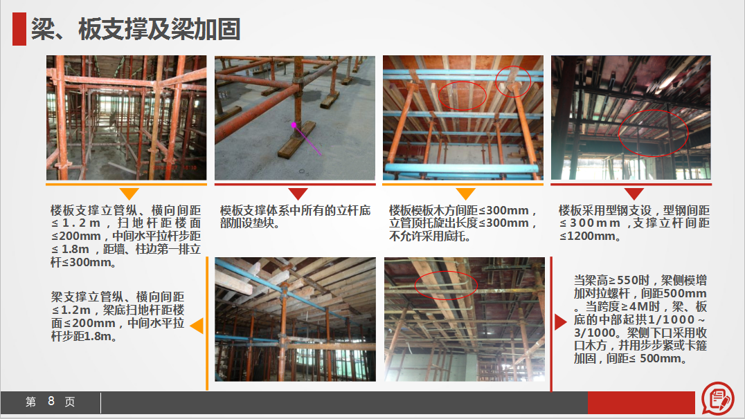 项目建筑工程模板工程施工标准做法 24p