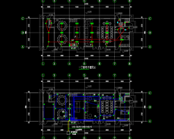 单层砖混结构附属用房电气施工图纸