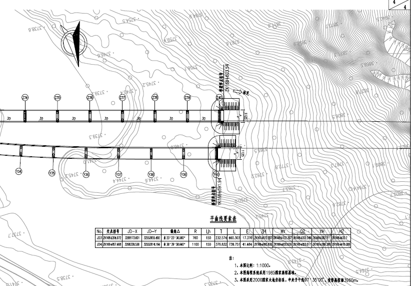 公路新建工程特大桥初步设计图纸