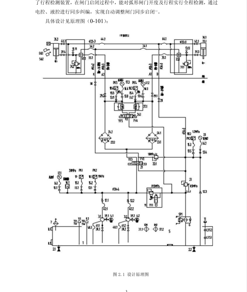 水电站弧形门液压启闭机毕业设计（PDF格式）34P
