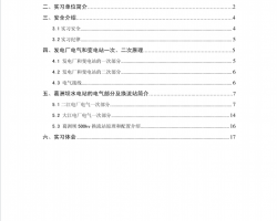 大型水电站实习报告PDF 18P